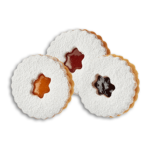 Galleta gourmet con mermelada, fabricada por Jan & Lashy