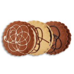 Galleta gourmet con relleno sabor chocolate para cafeterías