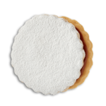 Galleta tipo alfajor con dulce de leche de Jan & Lashy